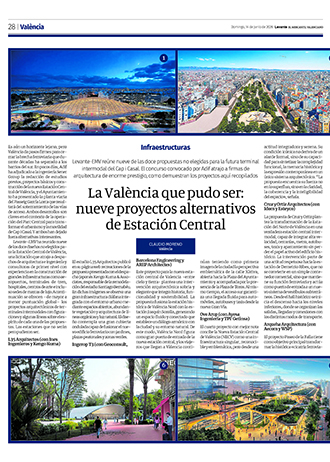 La València que pudo ser: nueve proyectos alternativos de Estación Central